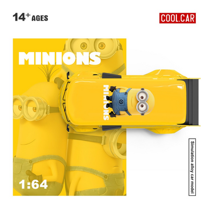 [PRE ORDER] CoolCar - VW T1 Pickup Minions Edition Yellow – 1:64 Cool.Car Diecast Model