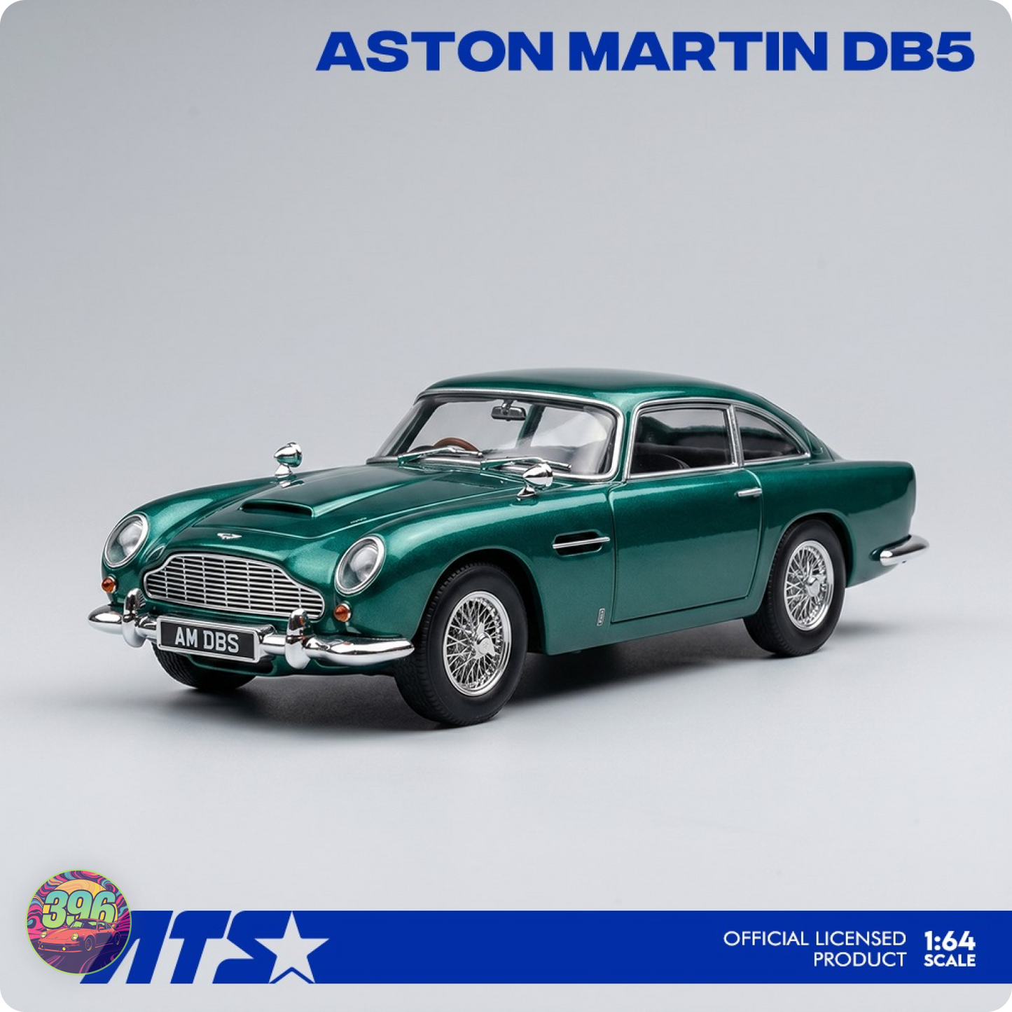 [PRE ORDER] Aston Martin DB5 British Racing Green – 1:64 ATS Models Diecast Official Licensed