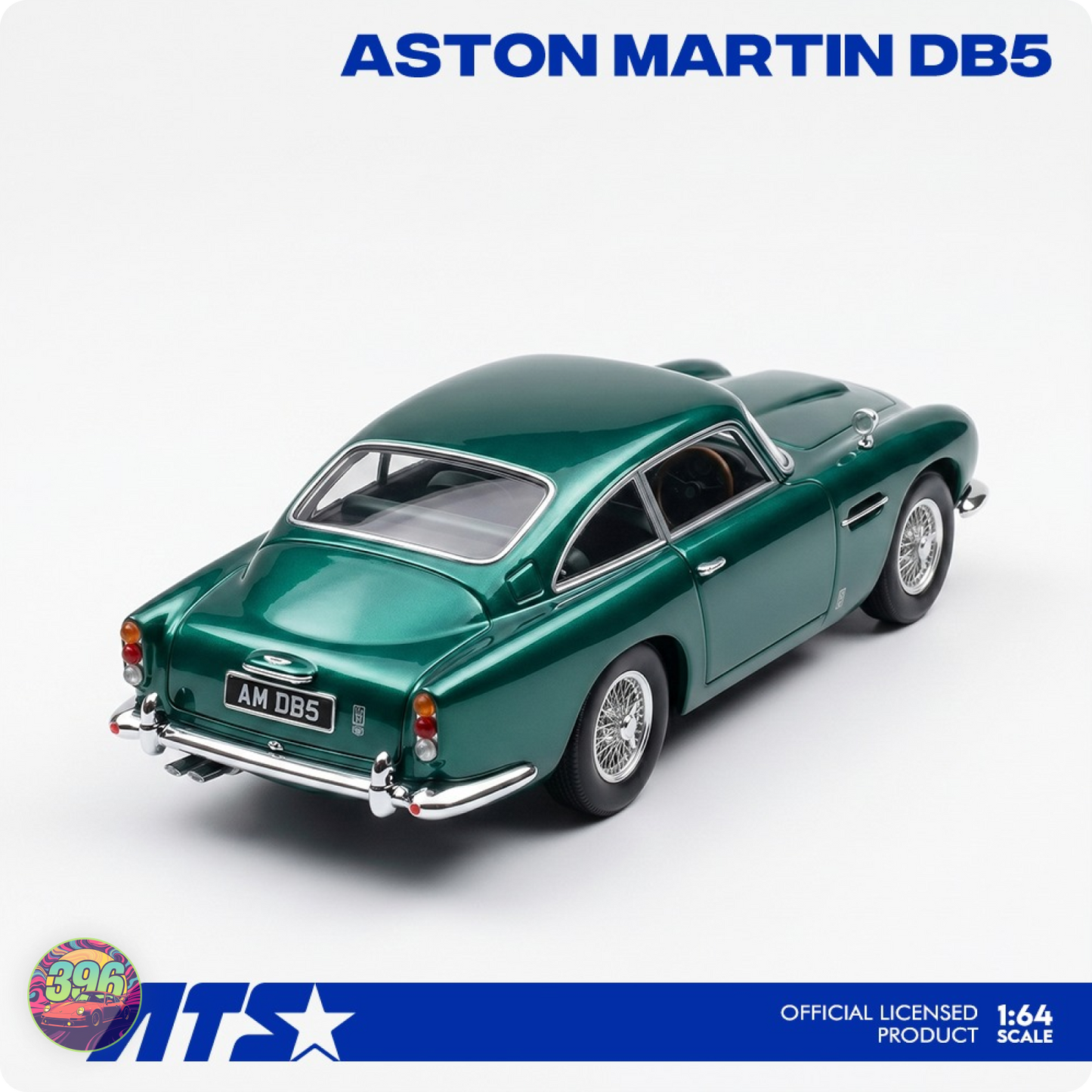 [PRE ORDER] Aston Martin DB5 British Racing Green – 1:64 ATS Models Diecast Official Licensed
