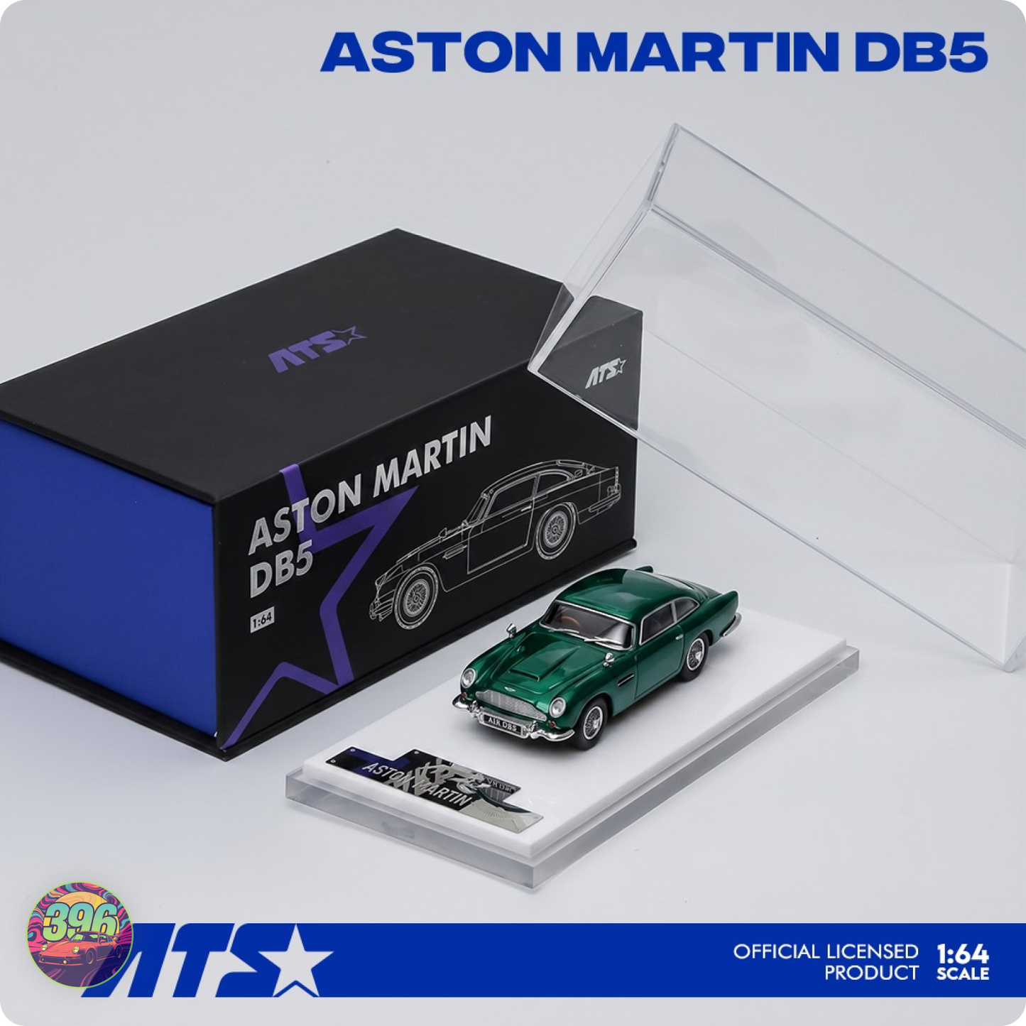 [PRE ORDER] Aston Martin DB5 British Racing Green – 1:64 ATS Models Diecast Official Licensed