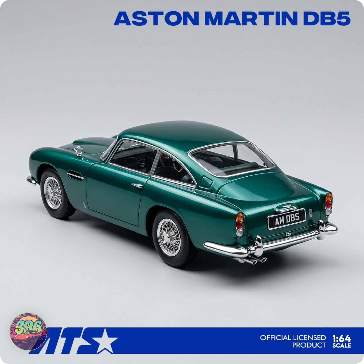 [PRE ORDER] Aston Martin DB5 British Racing Green – 1:64 ATS Models Diecast Official Licensed