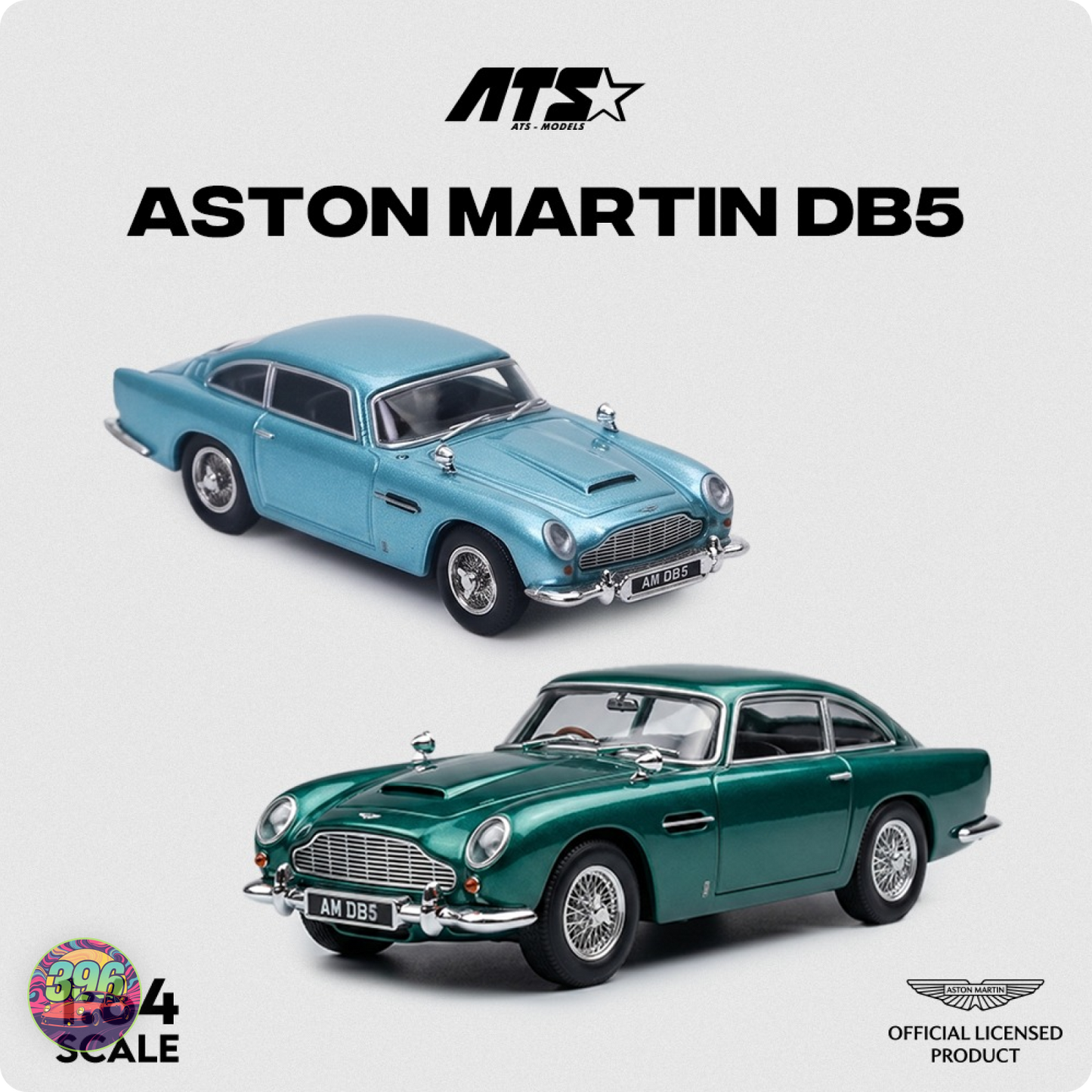 [PRE ORDER] Aston Martin DB5 British Racing Green – 1:64 ATS Models Diecast Official Licensed