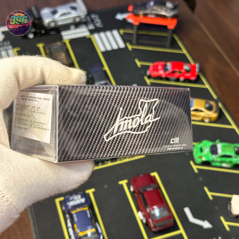 CM Model Pagani Imola 1:64 Diecast - Full Dry Carbon Fiber Finish (Red Accents) - Hypercar Collectible