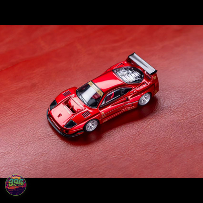DH Model - Ferrari F40 in Chrome Red 1:64 Diecast Model