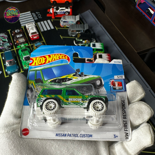 🔥 Hot Wheels Mainline: Nissan Patrol Custom [Green] - 1/64 Diecast Car