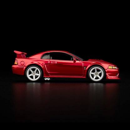 2000 Ford Mustang SVT Cobra R in Spectraflame Red – Hot Wheels Red Line Club RLC Exclusive 1:64 Diecast
