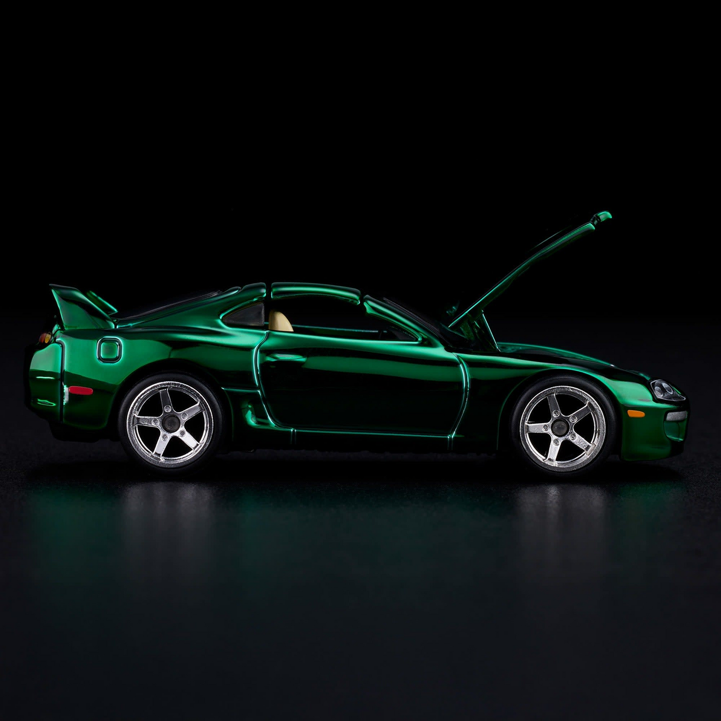1997 Toyota Supra Dark Green – Hot Wheels Red Line Club RLC Exclusive 1:64 Diecast