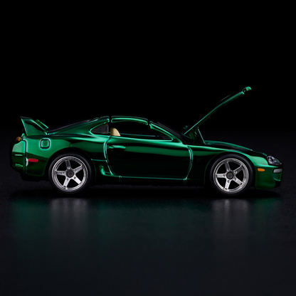 1997 Toyota Supra Dark Green – Hot Wheels Red Line Club RLC Exclusive 1:64 Diecast