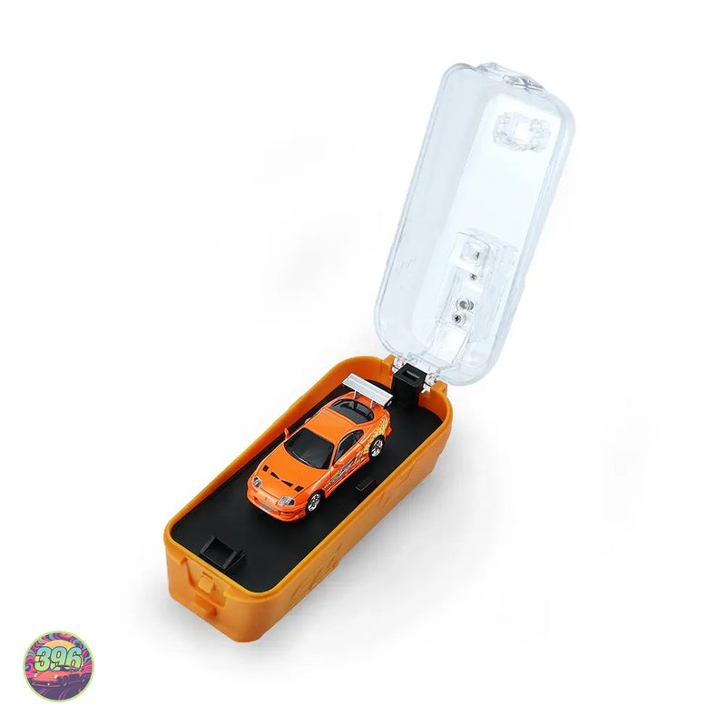 [PREORDER] GreenLight - Toyota Supra RC Orange Roadboy Livery with Remote Control Case – 1:64 GreenLight Diecast Model