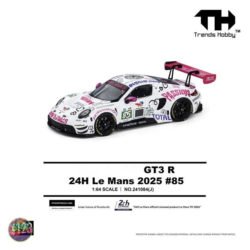 Trends Hobby - Porsche 911 GT3 R #85 Iron Dames 24H Le Mans 2025 – 1:64 Trends Hobby Diecast Model