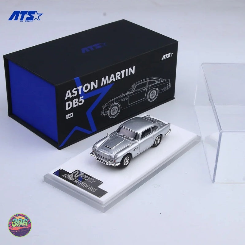 ATS Models - Aston Martin DB5 Silver Birch – 1:64 ATS Models Diecast Model