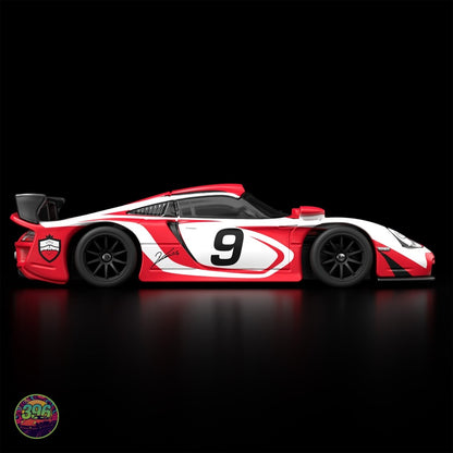 [PREORDER] Hot Wheels - Porsche 911 GT1 #9 Leylandowski Racing Livery – 1:64 Hot Wheels Diecast Model