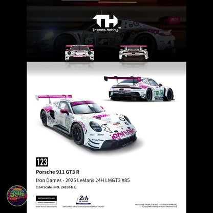 Trends Hobby - Porsche 911 GT3 R #85 Iron Dames 24H Le Mans 2025 – 1:64 Trends Hobby Diecast Model
