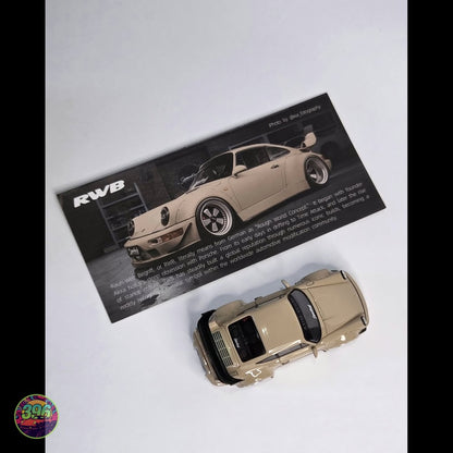 TimeMicro - RWB Porsche 964 in Cream – 1:64 TimeMicro Diecast Model