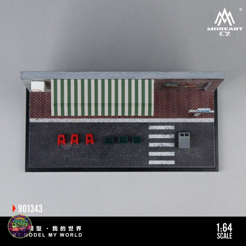 [PREORDER] MoreArt - Hong Kong Style Tea Restaurant Diorama Scene Set Model No. 901343 – 1:64 MoreArt Resin Diorama