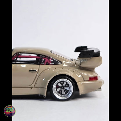 TimeMicro - RWB Porsche 964 in Cream – 1:64 TimeMicro Diecast Model