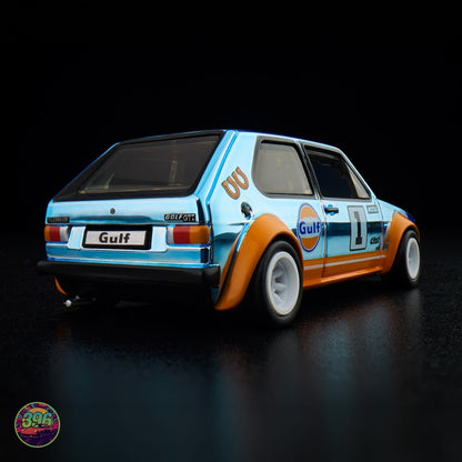 [PREORDER] Hot Wheels RLC - 1976 Volkswagen Golf Mk1 GTI Gulf Livery – 1:64 Hot Wheels Diecast Model