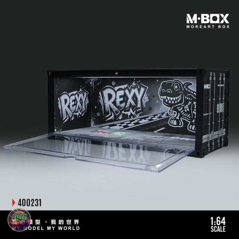 [PREORDER] M·BOX - Rexy Dinosaur Painted Container Scene 400231 – 1:64 M·BOX Diecast Display