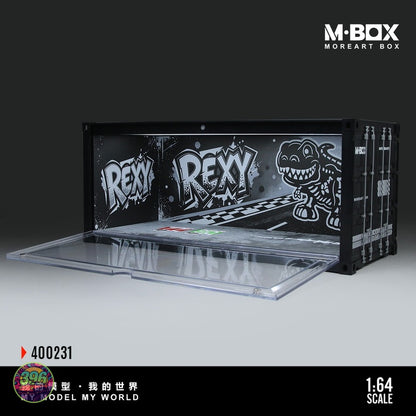 [PREORDER] M·BOX - Rexy Dinosaur Painted Container Scene 400231 – 1:64 M·BOX Diecast Display