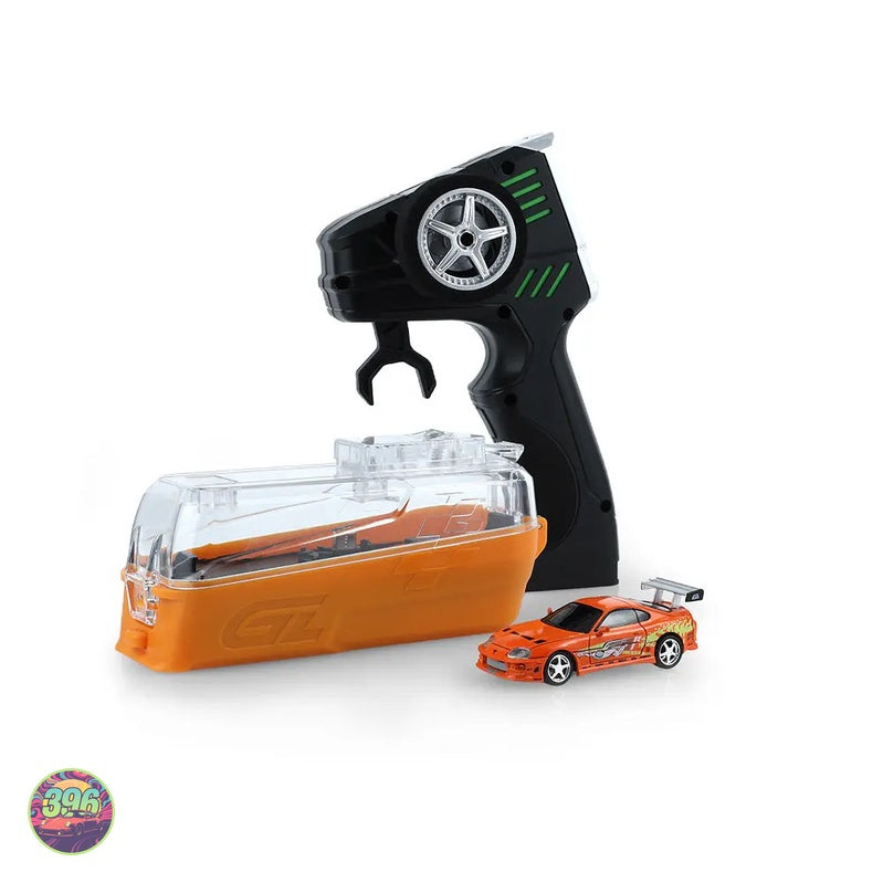 [PREORDER] GreenLight - Toyota Supra RC Orange Roadboy Livery with Remote Control Case – 1:64 GreenLight Diecast Model