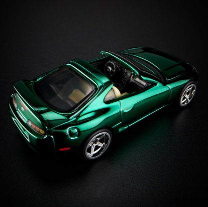 1997 Toyota Supra Dark Green – Hot Wheels Red Line Club RLC Exclusive 1:64 Diecast
