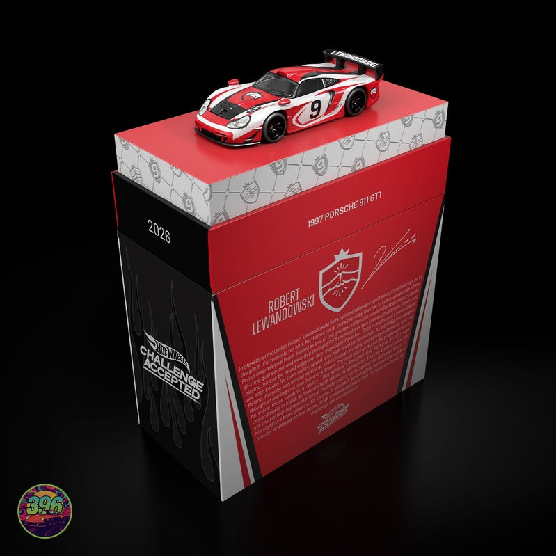 [PREORDER] Hot Wheels - Porsche 911 GT1 #9 Leylandowski Racing Livery – 1:64 Hot Wheels Diecast Model