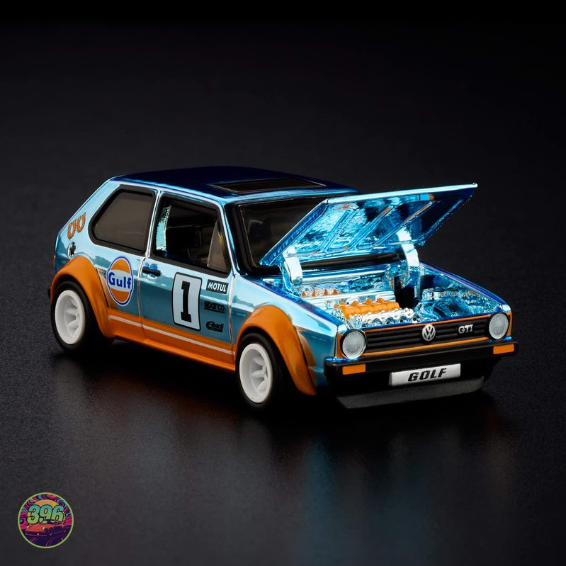 [PREORDER] Hot Wheels RLC - 1976 Volkswagen Golf Mk1 GTI Gulf Livery – 1:64 Hot Wheels Diecast Model
