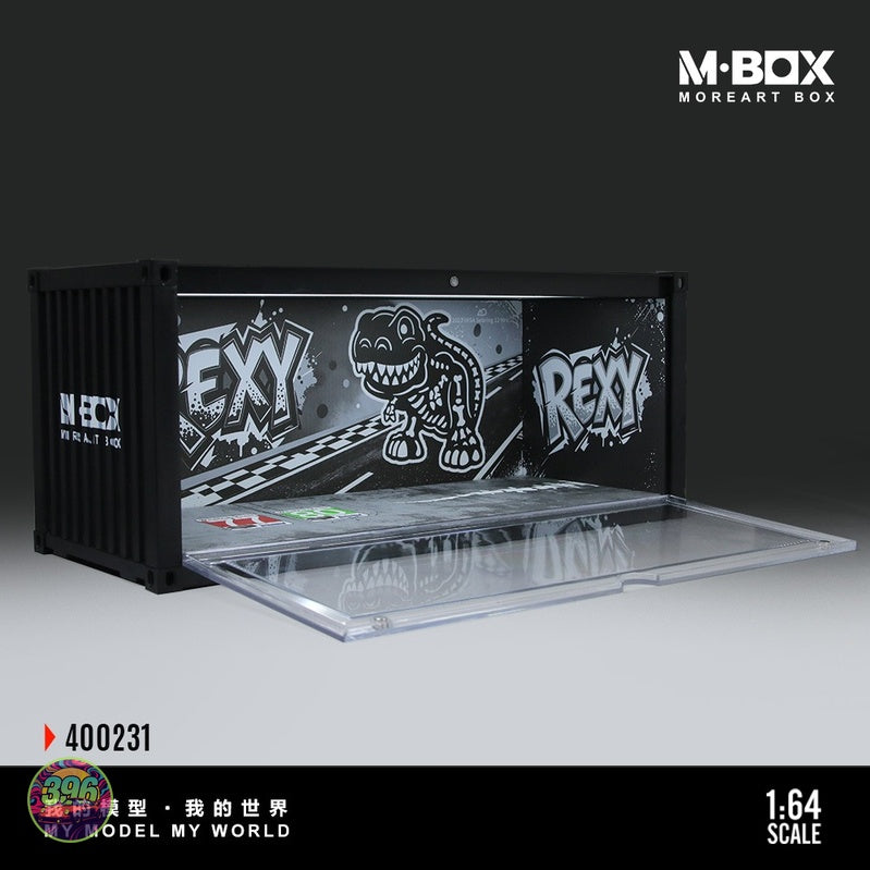 [PREORDER] M·BOX - Rexy Dinosaur Painted Container Scene 400231 – 1:64 M·BOX Diecast Display