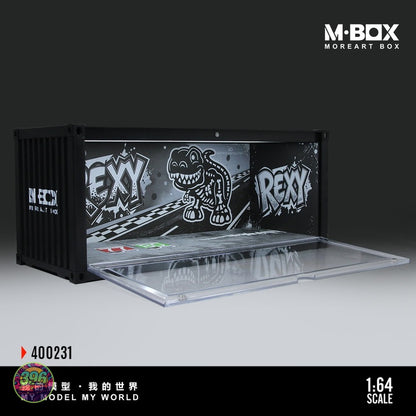 [PREORDER] M·BOX - Rexy Dinosaur Painted Container Scene 400231 – 1:64 M·BOX Diecast Display