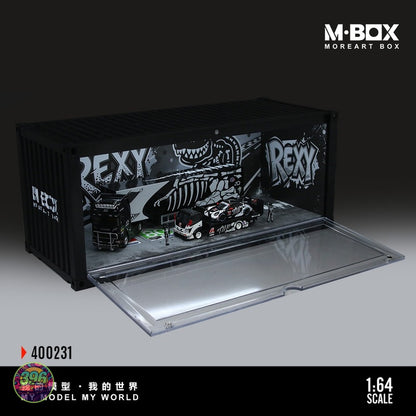 [PREORDER] M·BOX - Rexy Dinosaur Painted Container Scene 400231 – 1:64 M·BOX Diecast Display