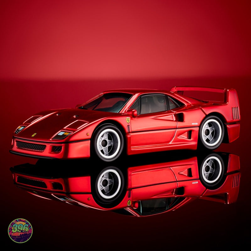 [PREORDER] Hot Wheels - Ferrari F40 Red Chrome RLC – 1:64 Hot Wheels Diecast Model