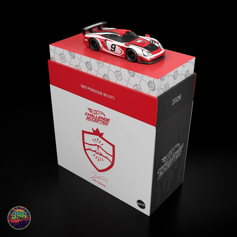 [PREORDER] Hot Wheels - Porsche 911 GT1 #9 Leylandowski Racing Livery – 1:64 Hot Wheels Diecast Model