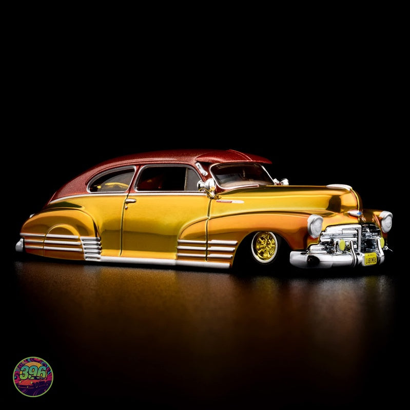 [PREORDER] Hot Wheels RLC Exclusive - 1948 Chevy Fleetline Lowrider in Gold & Red Candy – 1:64 Hot Wheels Diecast Model