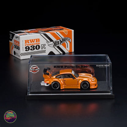 [PREORDER] Hot Wheels RLC - Porsche 930 RWB RAUH-Welt Begriff in Orange – 1:64 Hot Wheels Diecast Model
