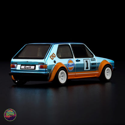 [PREORDER] Hot Wheels RLC - 1976 Volkswagen Golf Mk1 GTI Gulf Livery – 1:64 Hot Wheels Diecast Model