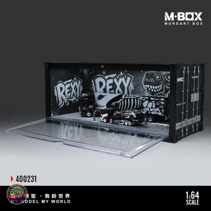 [PREORDER] M·BOX - Rexy Dinosaur Painted Container Scene 400231 – 1:64 M·BOX Diecast Display