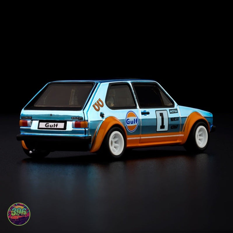 [PREORDER] Hot Wheels RLC - 1976 Volkswagen Golf Mk1 GTI Gulf Livery – 1:64 Hot Wheels Diecast Model