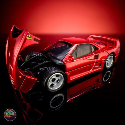 [PREORDER] Hot Wheels - Ferrari F40 Red Chrome RLC – 1:64 Hot Wheels Diecast Model