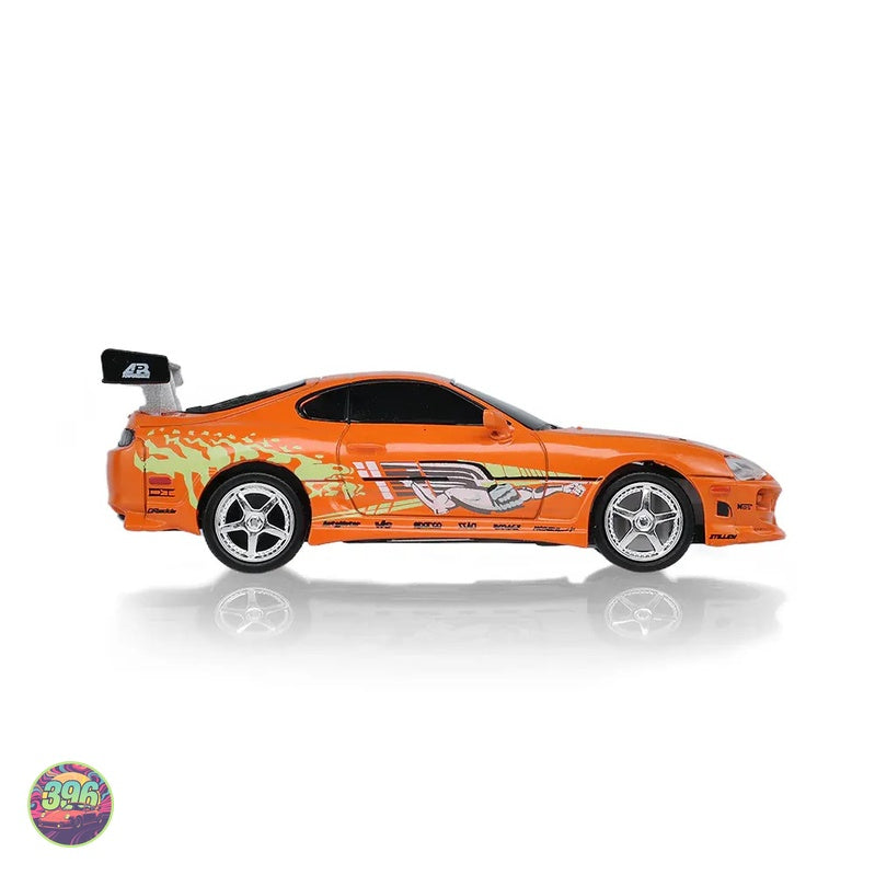 [PREORDER] GreenLight - Toyota Supra RC Orange Roadboy Livery with Remote Control Case – 1:64 GreenLight Diecast Model