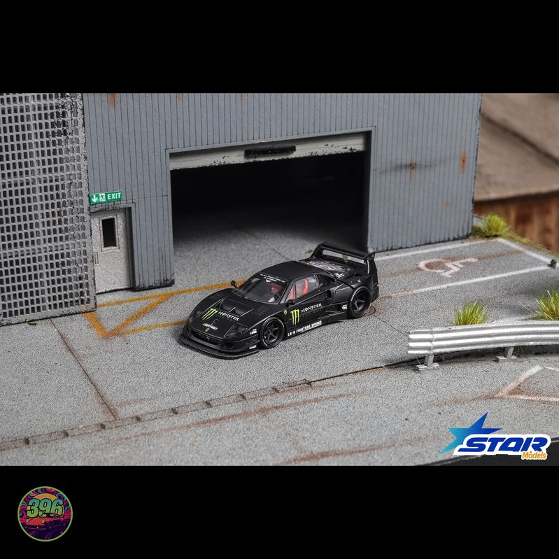 [PREORDER] Star Models - Ferrari F40 LBW Liberty Walk in Silver – 1:64 Star Models Diecast Model