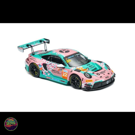 [PREORDER] AR Box - Porsche 911 GT3 R #22 China GT Ningbo Absolute Racing Pink Livery – 1:64 AR Box Diecast Model