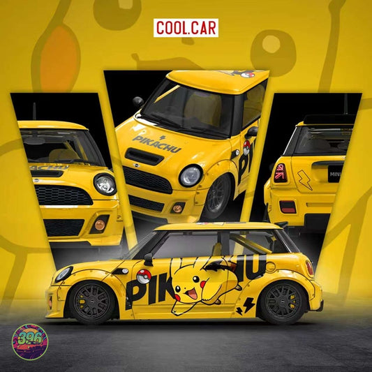 [PREORDER] Cool Car - Pikachu Mini Cooper – 1:64 Cool Car Diecast Model