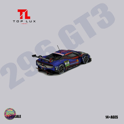 [PREORDER] TopLux - Red Bull Ferrari 488 GT3 #31 GT3 Am Horizon Le Mans 24 Hours – 1:64 TopLux Diecast Model