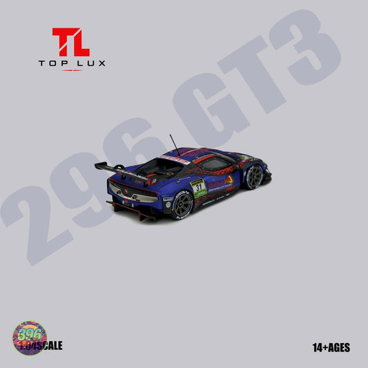 [PREORDER] TopLux - Red Bull Ferrari 488 GT3 #31 GT3 Am Horizon Le Mans 24 Hours – 1:64 TopLux Diecast Model