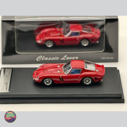 Classic Lover - Ferrari 250 GTO in Red – 1:64 Classic Lover Diecast Model