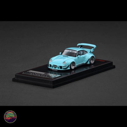 Ignition Model - RWB Porsche 993 in Tiffany Blue – 1:64 Ignition Model Diecast Model