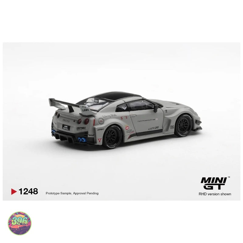 Mini GT - Nissan LB-Silhouette WORKS GT 35GT-RR Ver.1 Matt Grey – 1:64 Mini GT Diecast Model