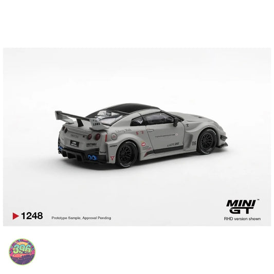 Mini GT - Nissan LB-Silhouette WORKS GT 35GT-RR Ver.1 Matt Grey – 1:64 Mini GT Diecast Model