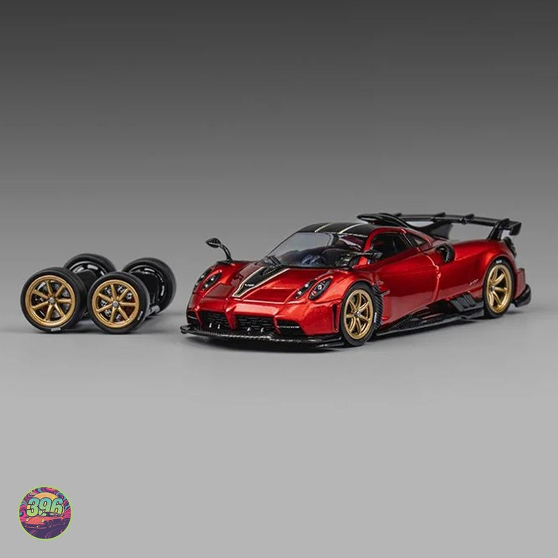 CM Model - Pagani Imola in Red with Gold Wheels – 1:64 CM Model Diecast Model