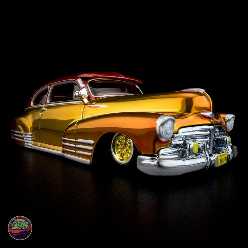 [PREORDER] Hot Wheels RLC Exclusive - 1948 Chevy Fleetline Lowrider in Gold & Red Candy – 1:64 Hot Wheels Diecast Model